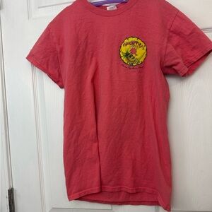 Pineapple Willy’s Coral Women's Short Sleeve Size Small